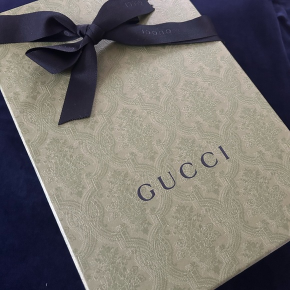 NEW Gucci Interlocking GG logo Blue Caspian Chain Large Bag - Picture 7 of 16